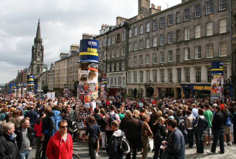 people at the edinburgh festival